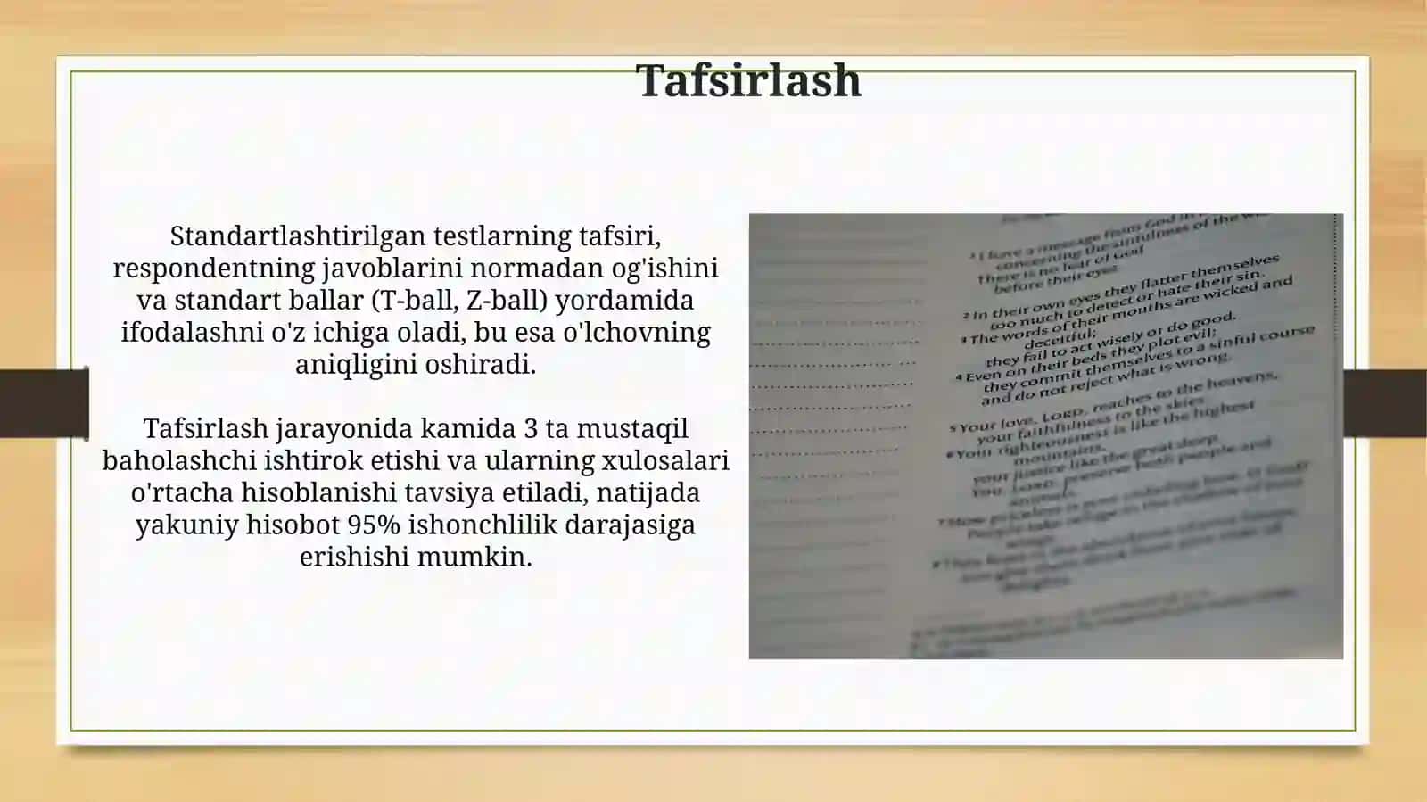 Psixologik testlarga standart talablar 3