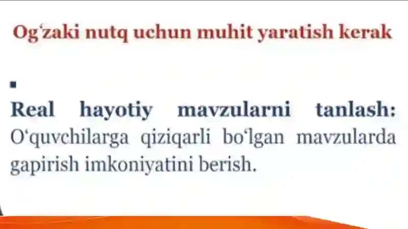 Og`zaki nutq savodxonligi 3