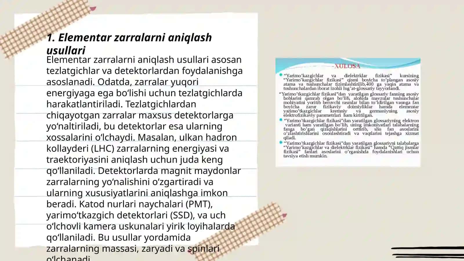 Elementar zarralarni qayd qiluvchi asboblar 3