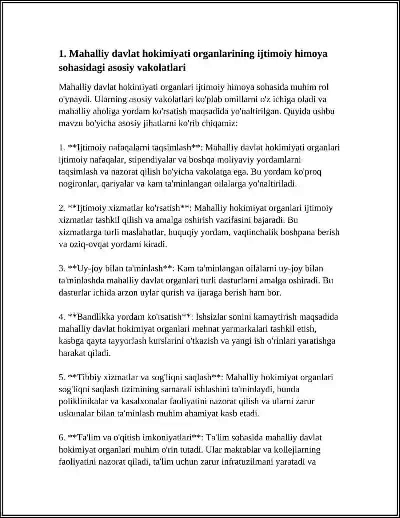 MAHALLIY DAVLAT HOKIMIYATI ORGANLARI IJTIMOIY HIMOYA SOHASIDAGI VAKOLATLARI 3