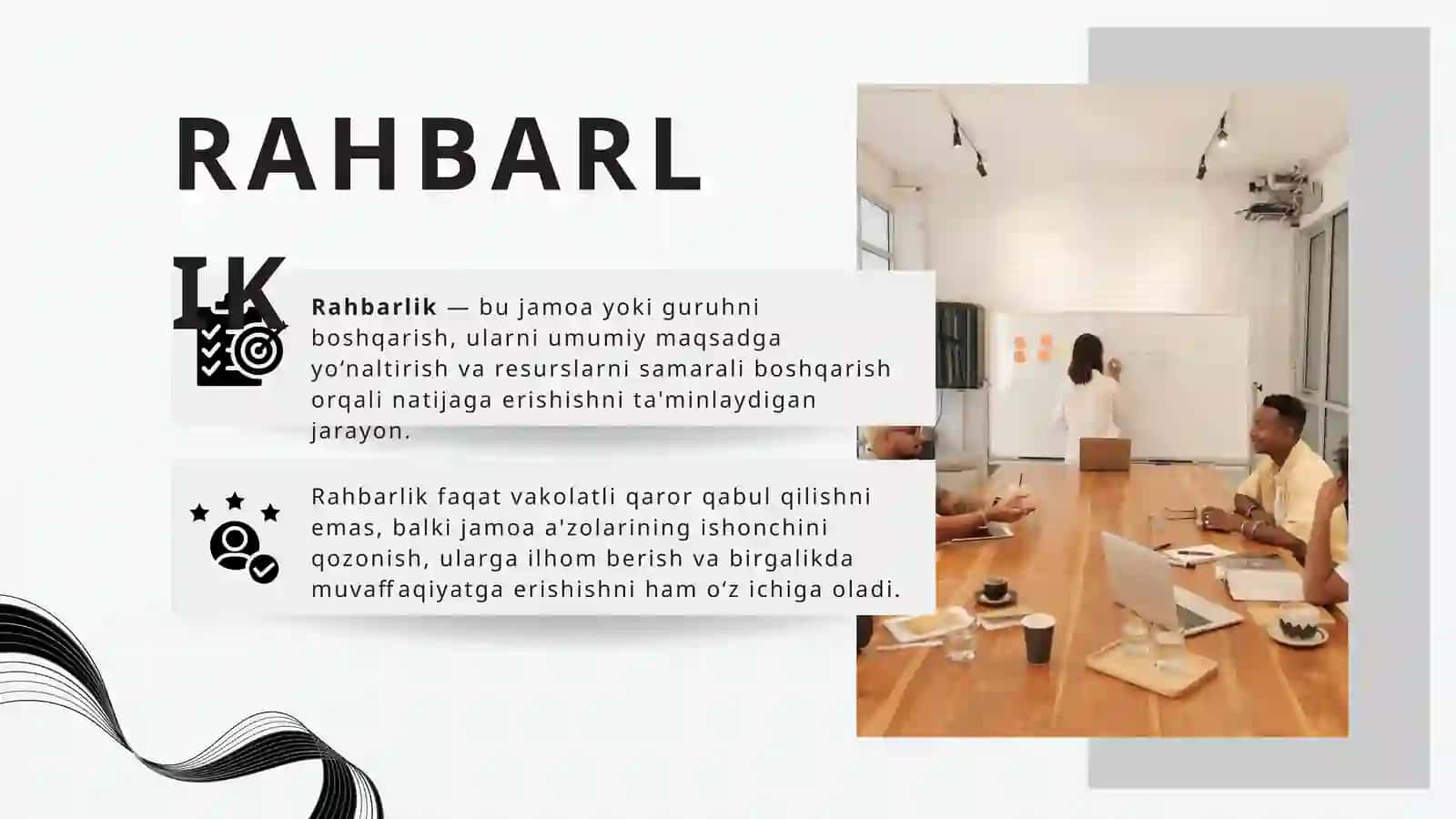 RAHBARLIK MUAMMOSI VA TURLARI 3