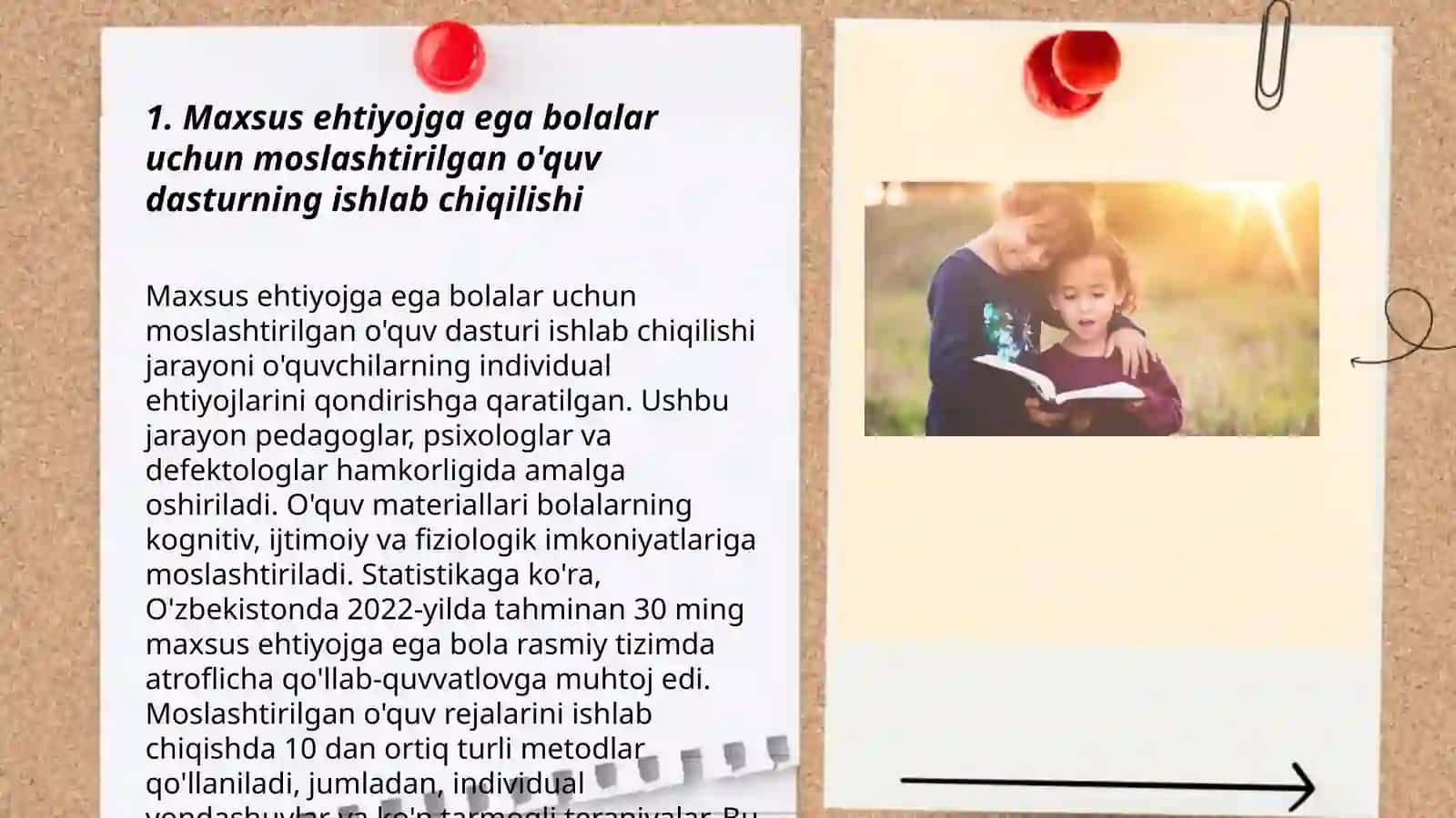 Maxsus ehtiyojga ega bolalarning o’ziga xos pedagogik yondashular 3