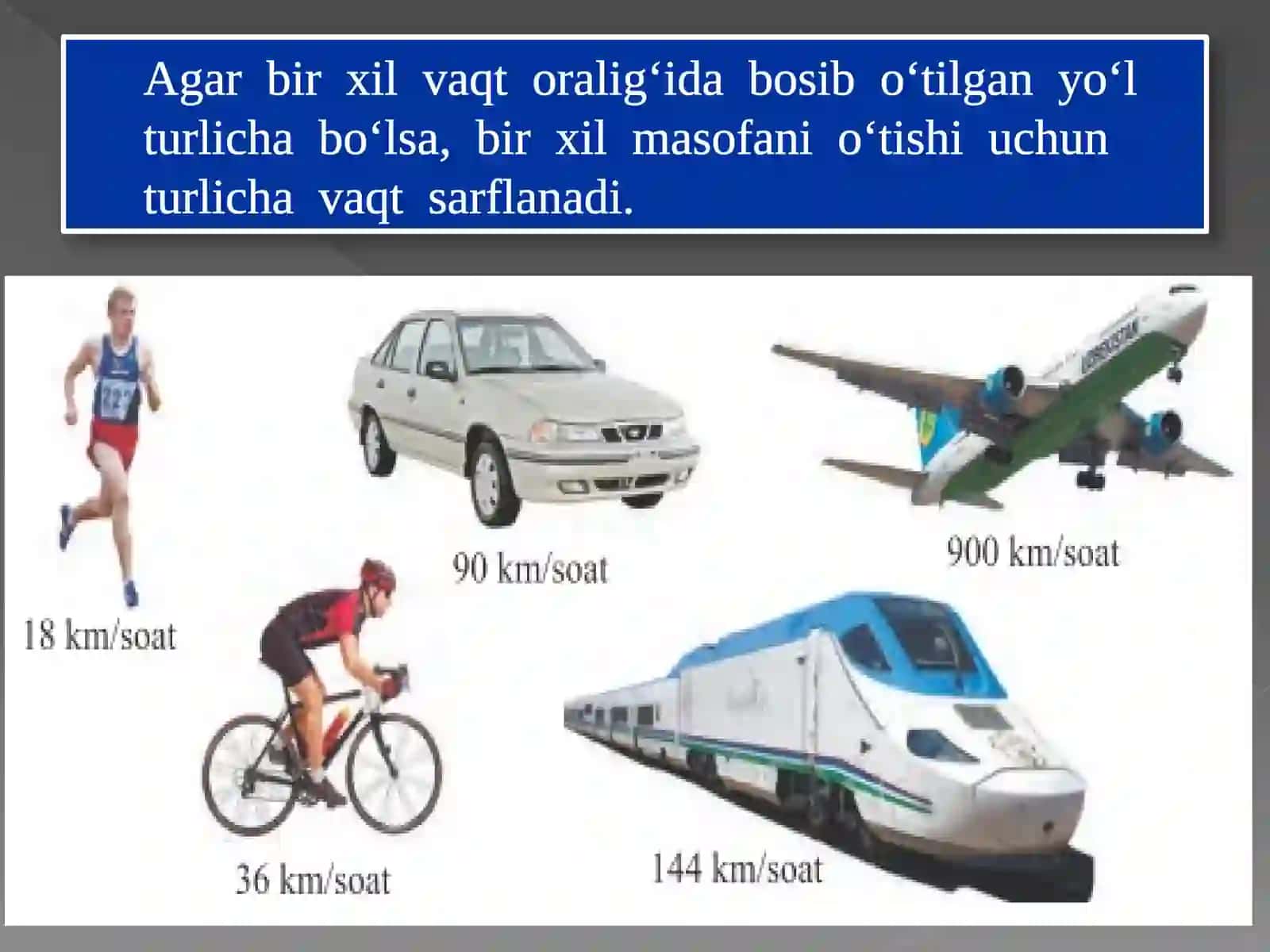 TO‘G‘RI CHIZIQLI TEKIS HARAKAT TEZLIGI 3