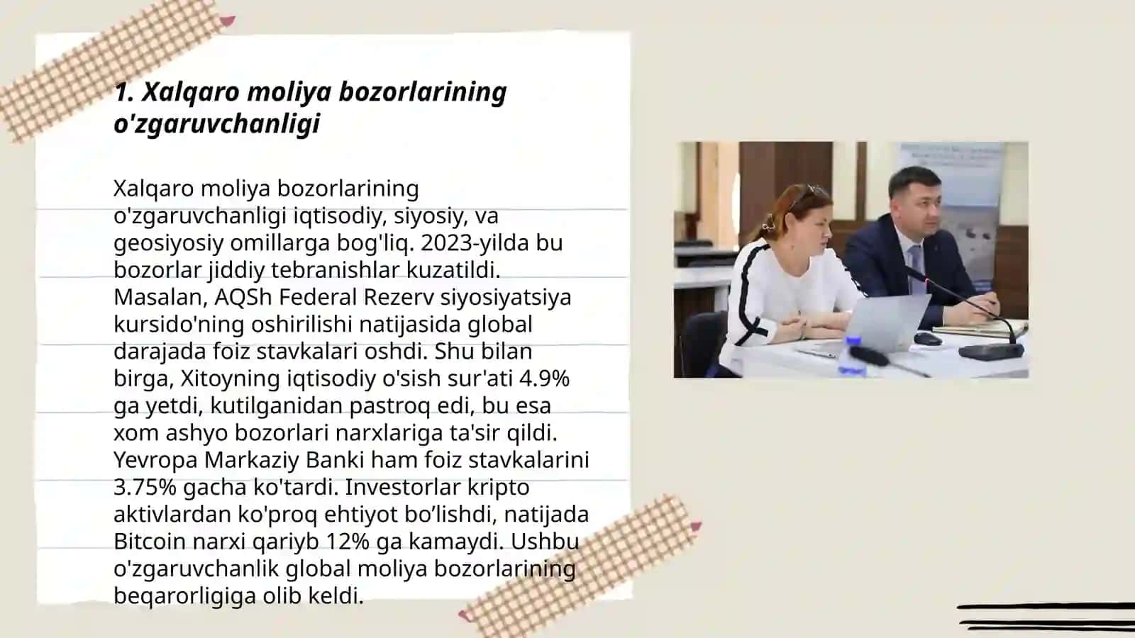 Xalqaro moliyaning rivojlanish tendensiyasi 3