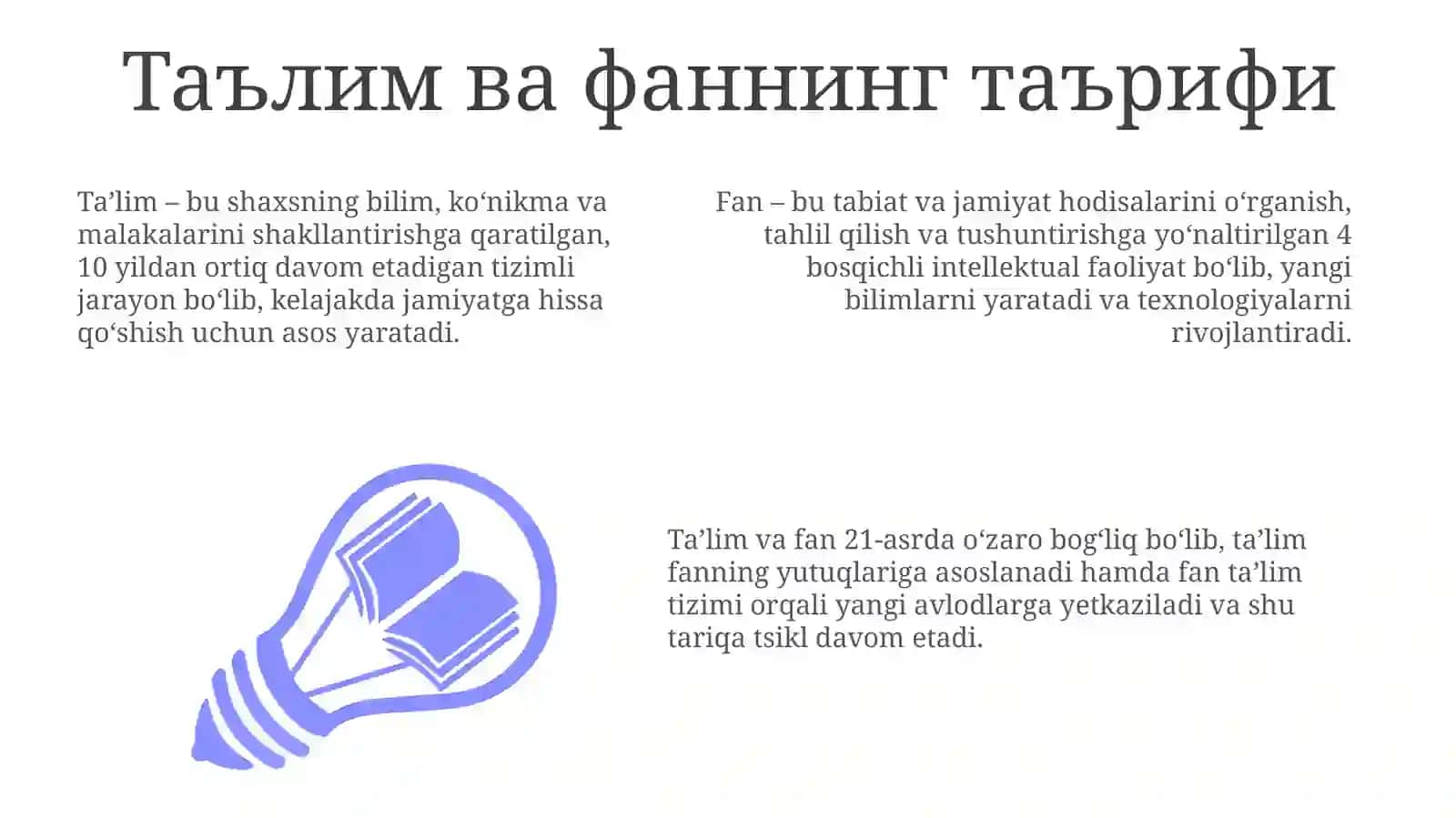 Ta'lim va fan 3