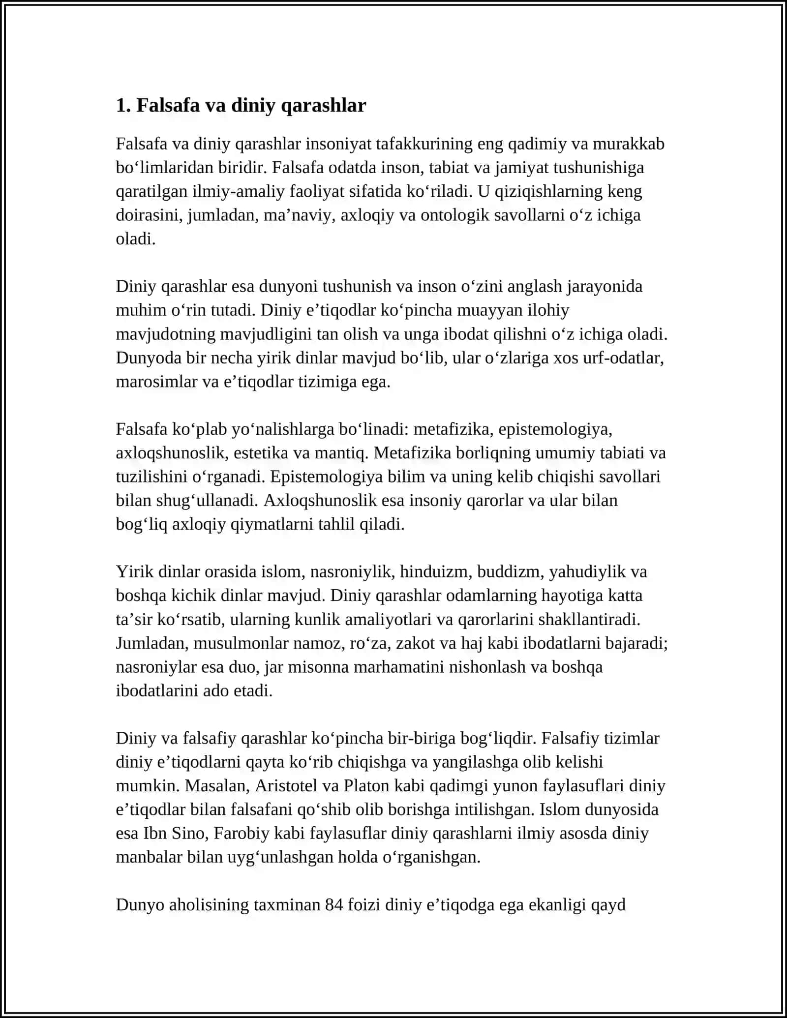JAMIYAT FALSAFASI 3