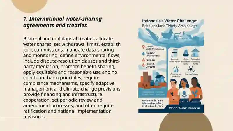 International water-sharing agreements and treaties 3