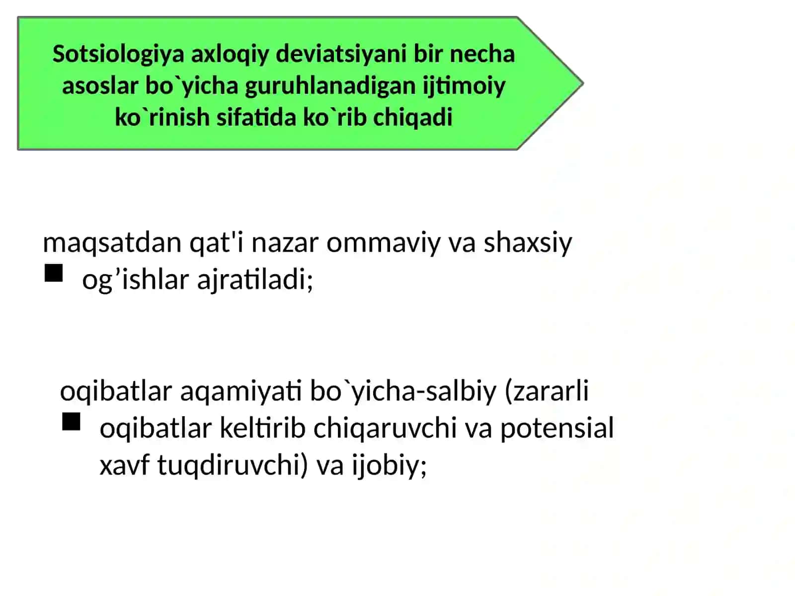 Deviant (og`ishgan) xulq 3