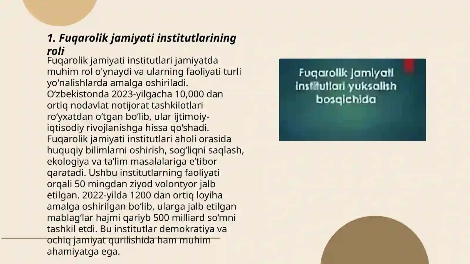Fuqarolik jamiyati institutlari 3