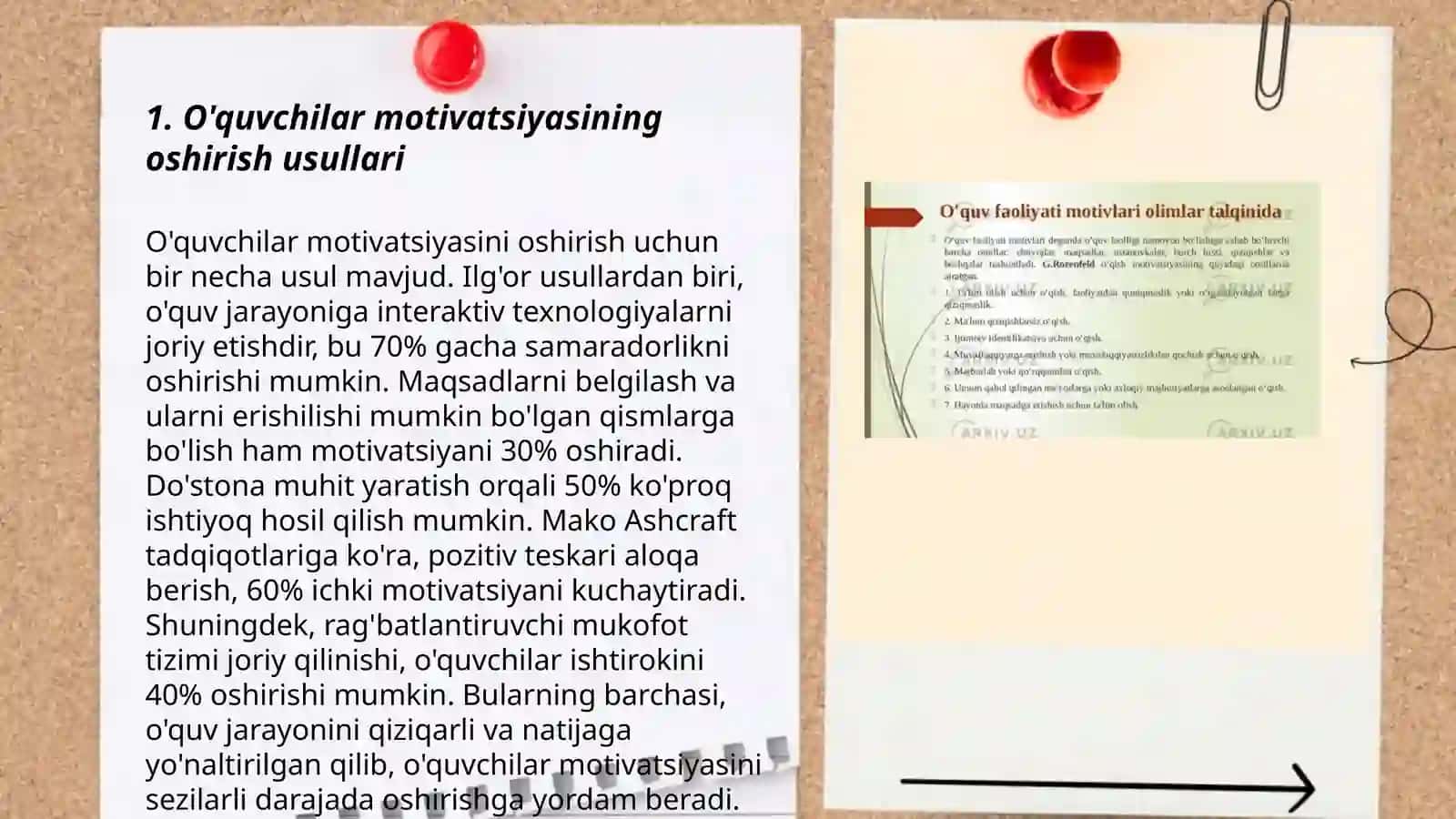 O'quvchilar motivatsiyasining oshirish usullari 3