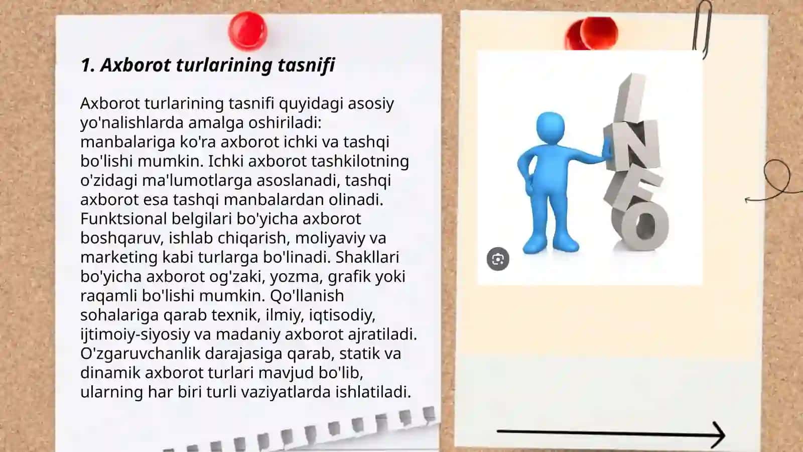Axborot turlari va ishonchliligi 3