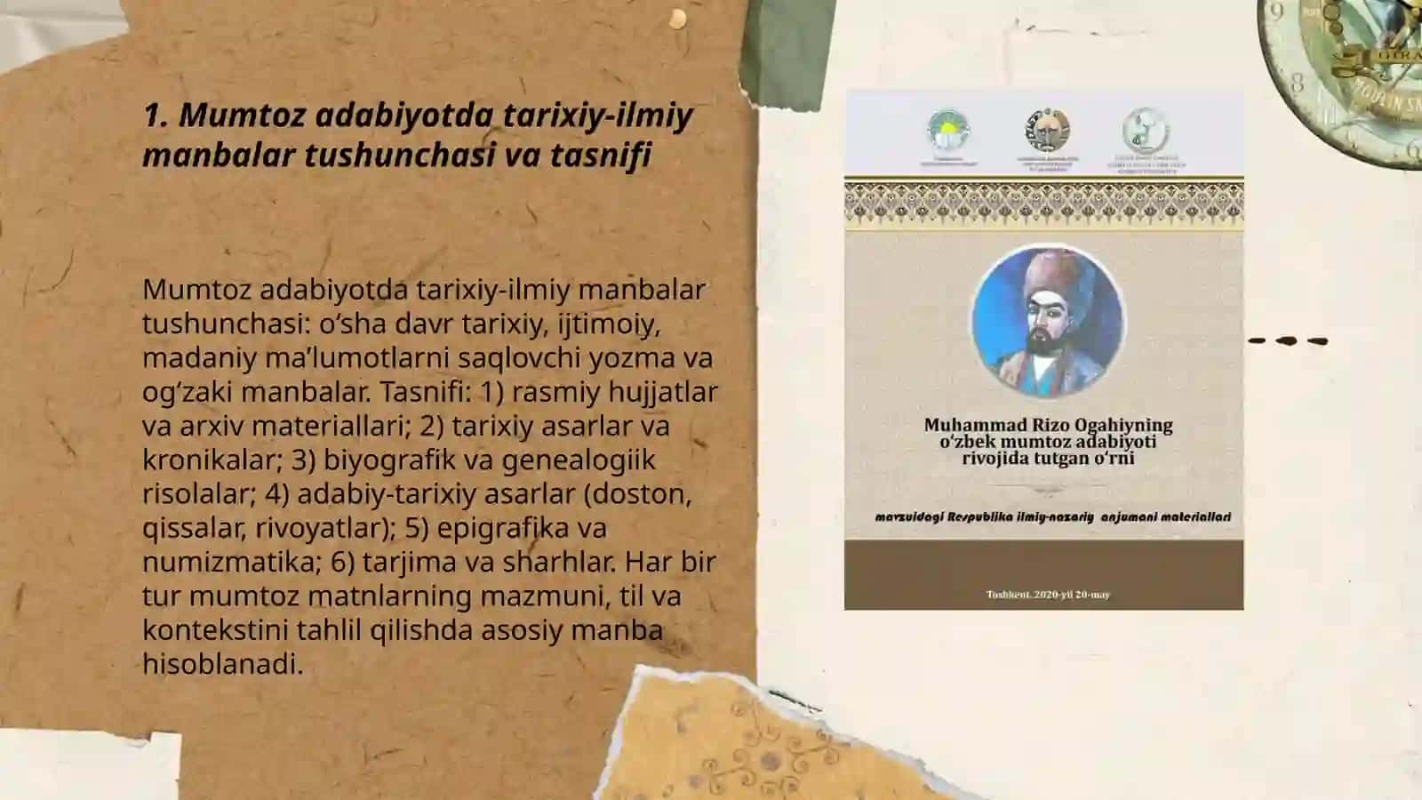 Mumtoz adabiyotda tarixiy-ilmiy manbalar oʻrni 3