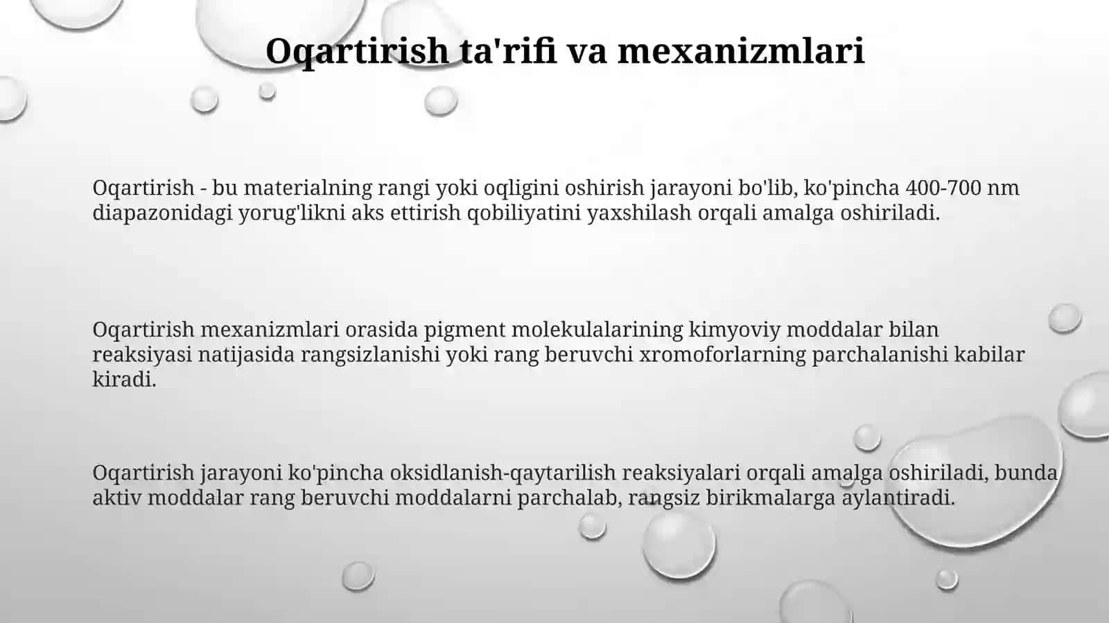 Oqartirish 3
