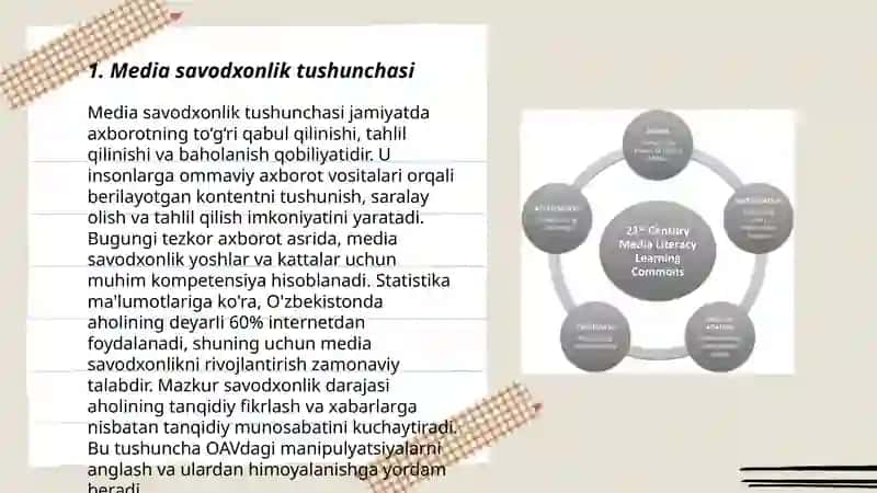 Media savodxonlik va axborot madaniyati 3