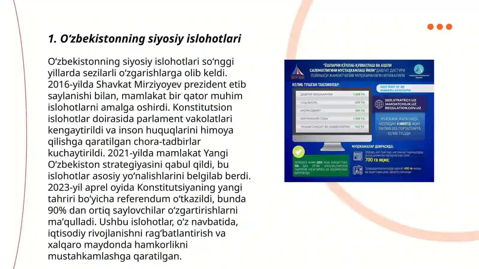 Oʻzbekistonning siyosiy islohotlari 3