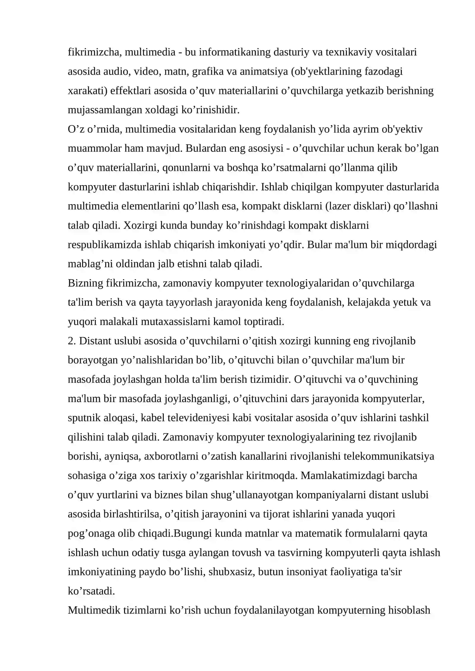 Multimediyali taqdimotlar yaratish 3