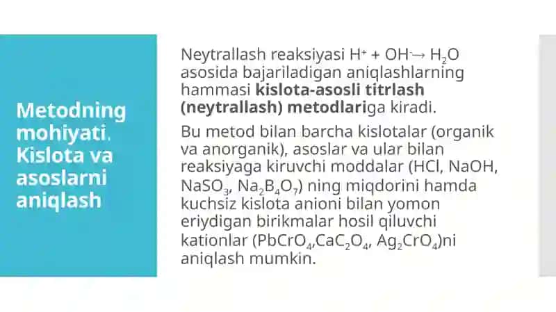 Kislota-asosli titrlash 3
