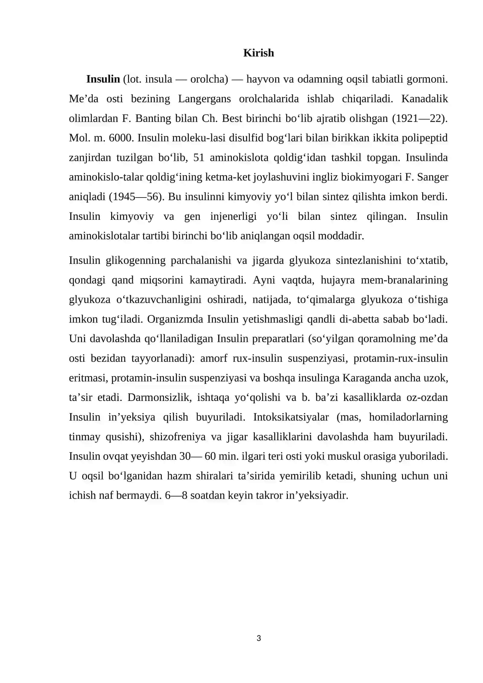 Oshqozon osti bezi gormonlari 3