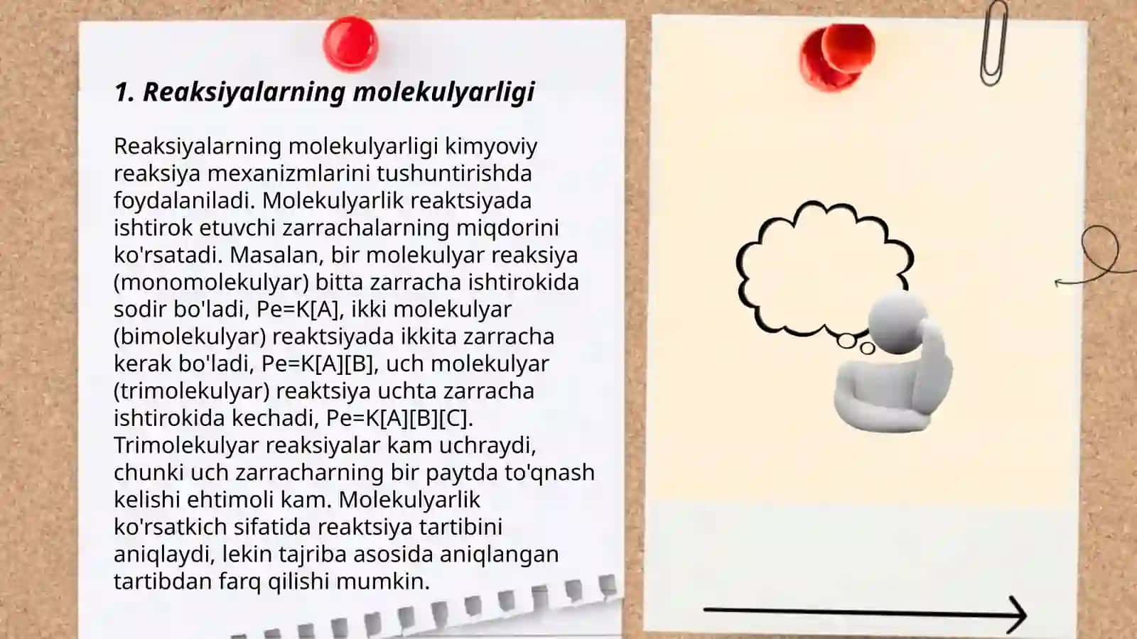 Reaksiyalarning molekulyarligi 3