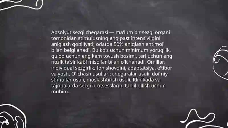 Sezgi soxasidagi qonuniyatlar 3