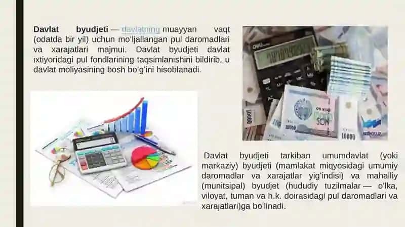 O'zbekiston Respublikasi byudjetining tuzilishi 3