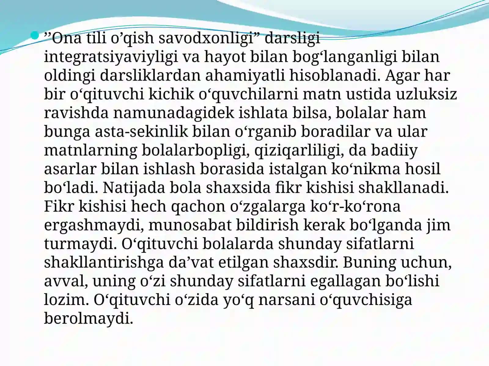 O’qishdarslaridahikoyao’tishuslubiyoti(3-sinf) 3