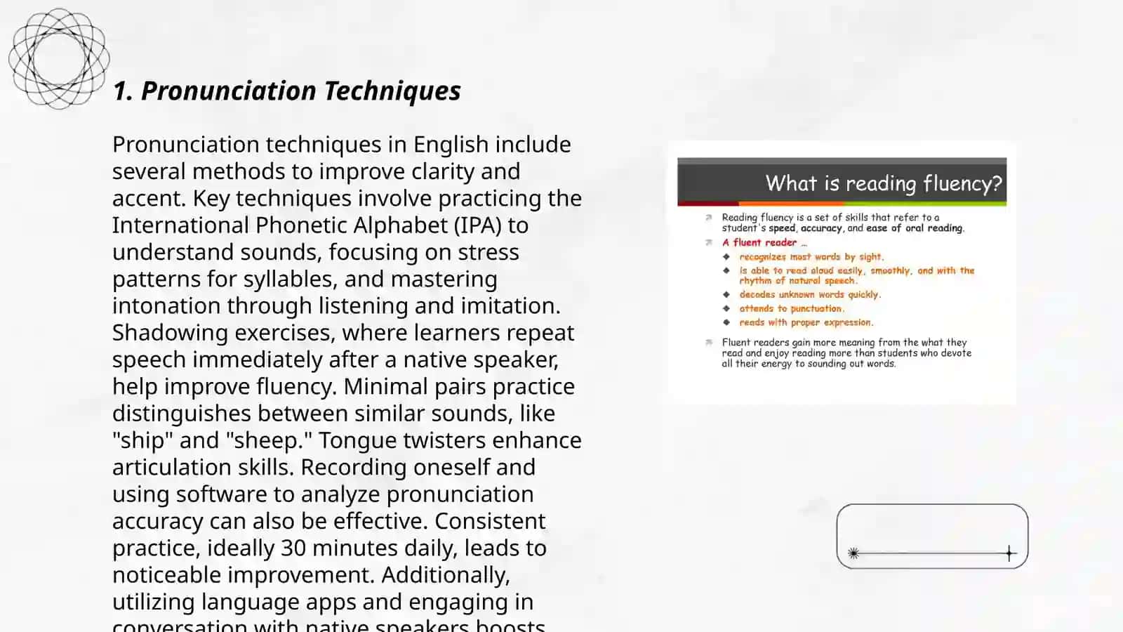Pronunciation Techniques 3