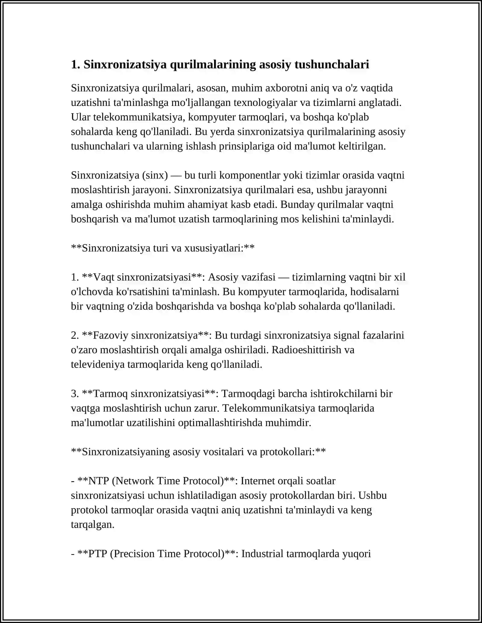 SINXRONIZATSIYA QURILMALARI 3