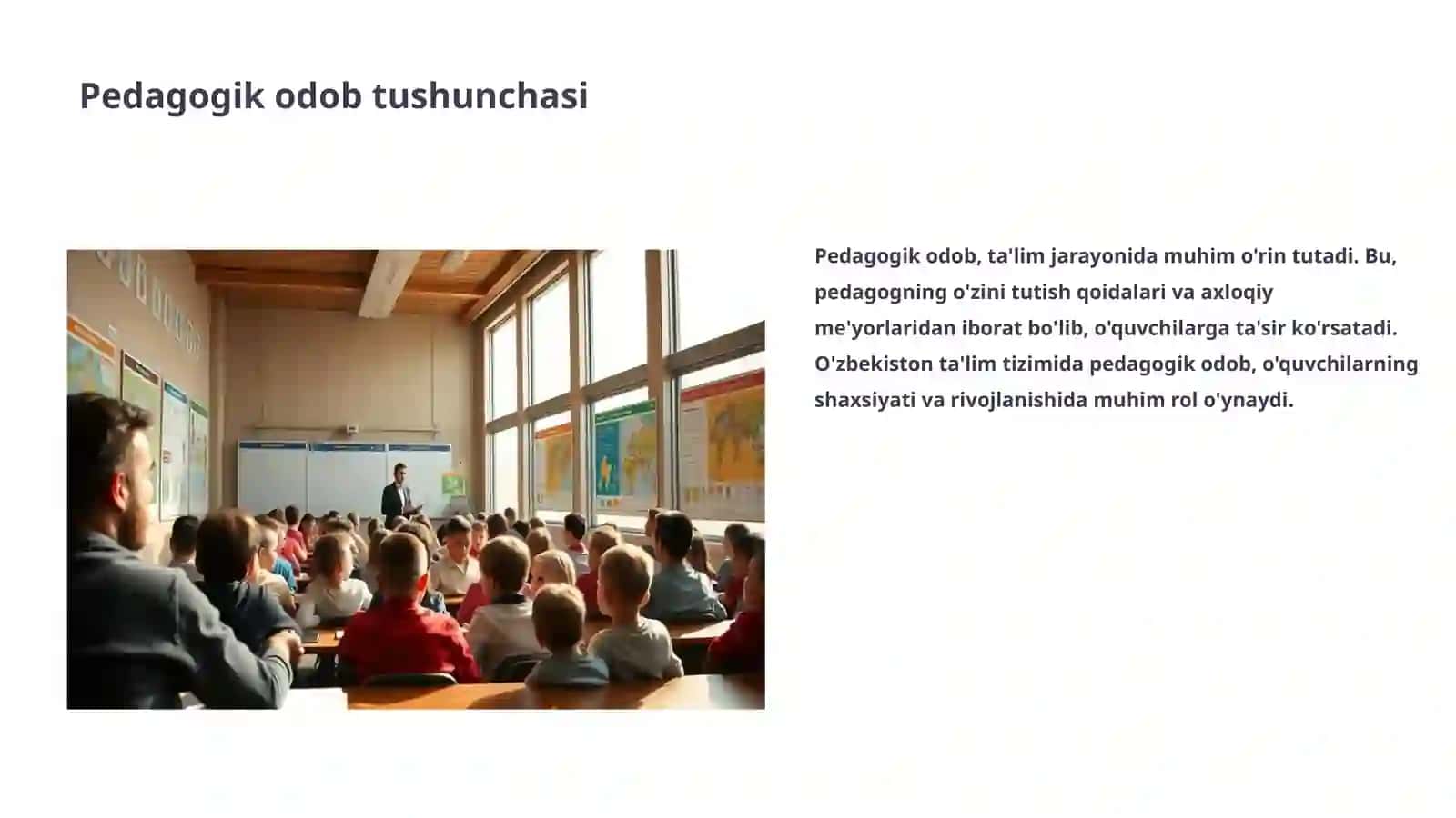 Pedagogik odob pedagogning momula odobi 3