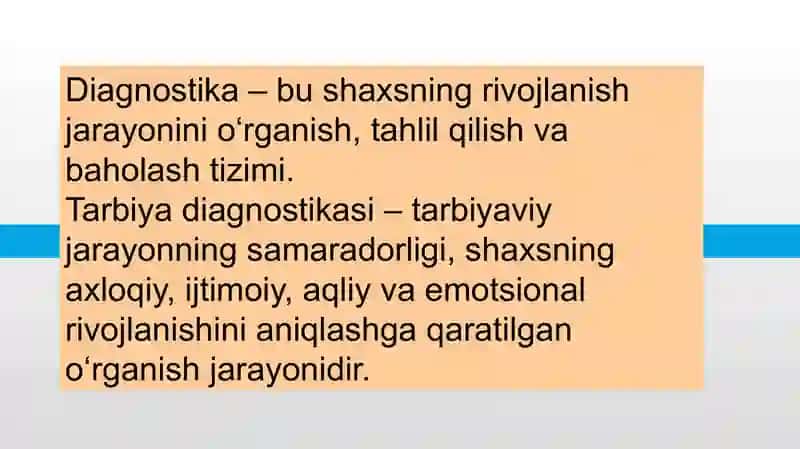 Tarbiya diagnostikasining shaxs tarbiyasidagi òrni va ròli 3