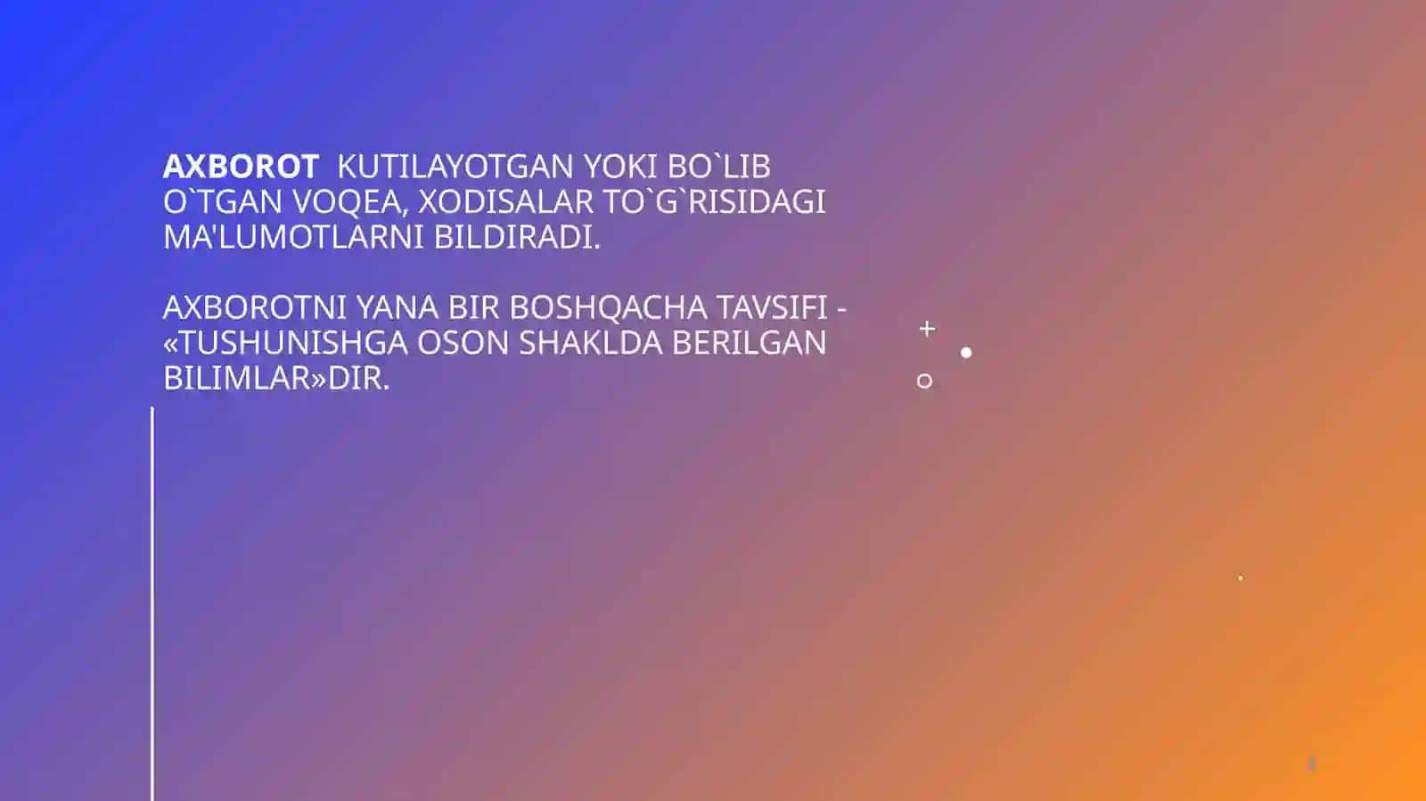 Axborot nima va uning manbalari 3
