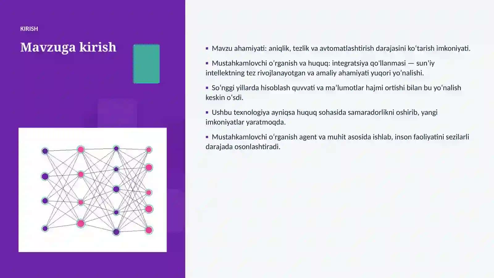 SUNʼIY INTELLEKT • PROFESSIONAL TAQDIMOT 3