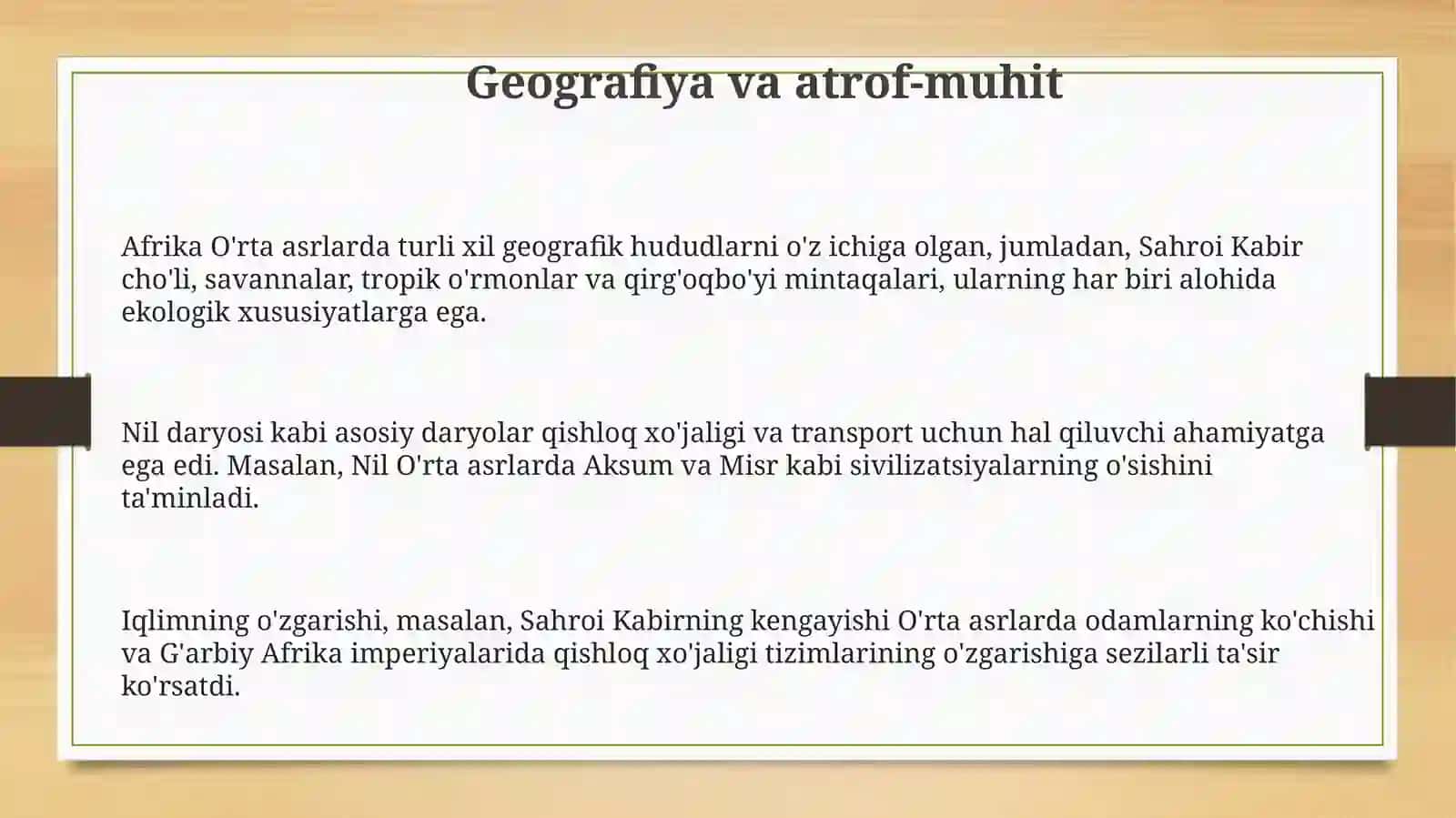 Õrta asrlarda Afrika 3