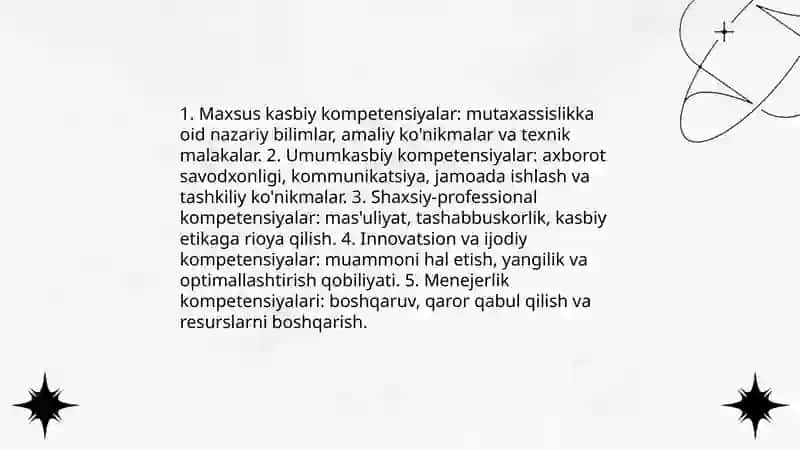 Kompetensiya turlari 3