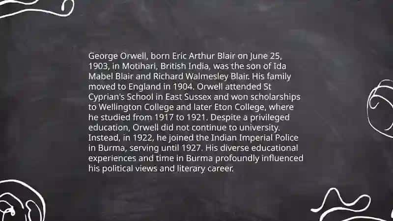 The Life and Work of George Orwell and Abdullah Qadiri 3