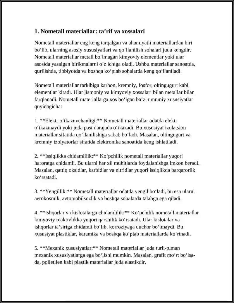 Nometall materiallar 3