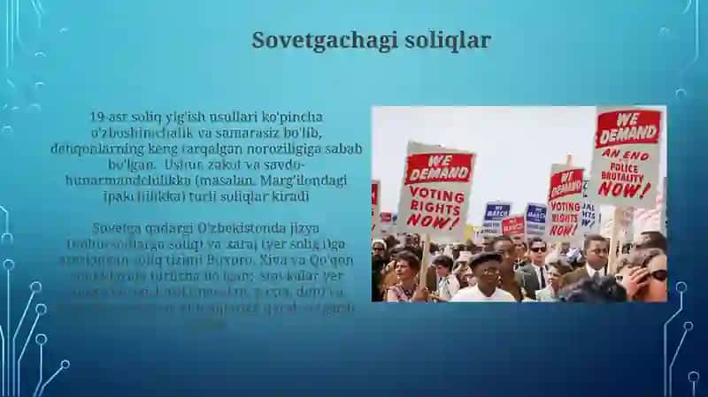 O‘ZBEKISTONDA SOLIQLARNING RIVOJLANISH TARIXI 3