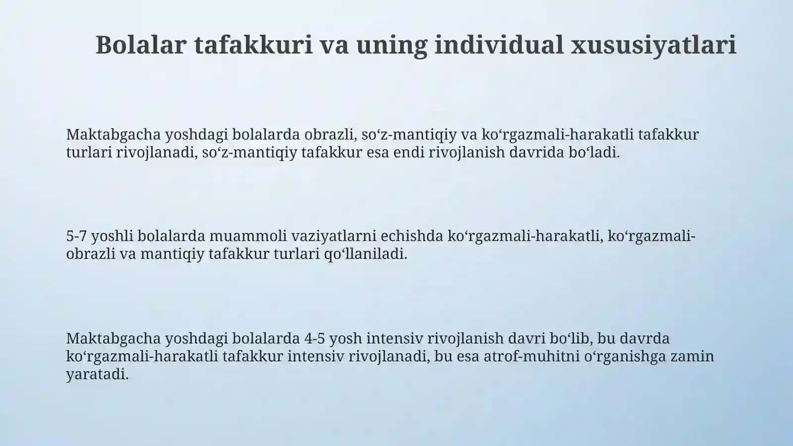 Differensial qobiliyatlar psixodiagnostikasi 3