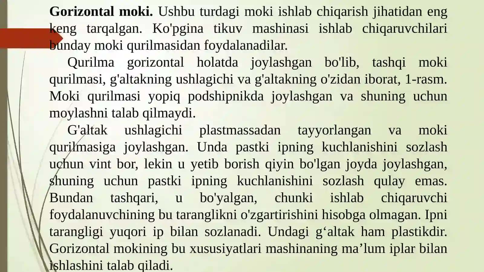 Tikuvmashinalarining mokimexanizmlari 3