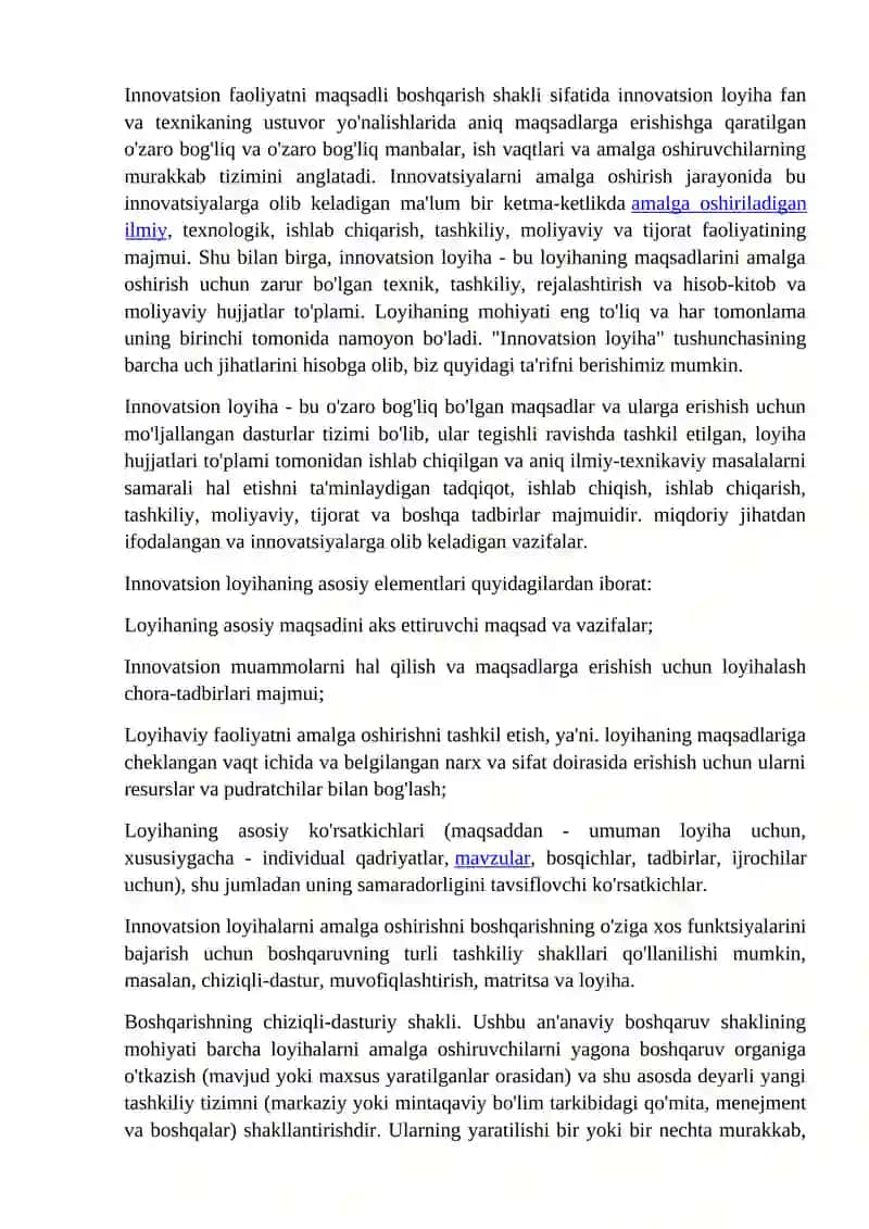 Innovatsion loyihalar 3