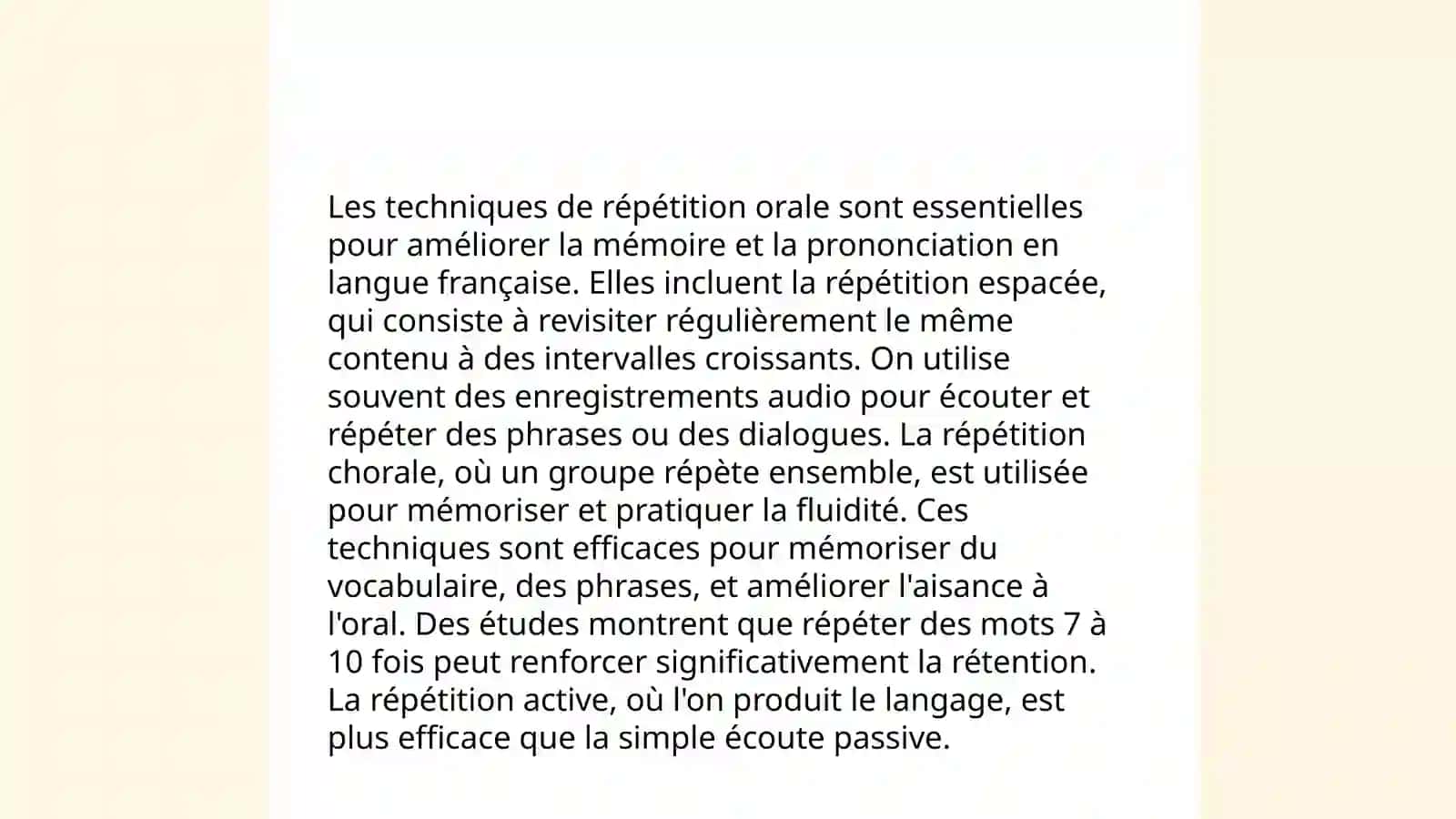 Méthodologies de la répétition et de la transcription phonétique 3