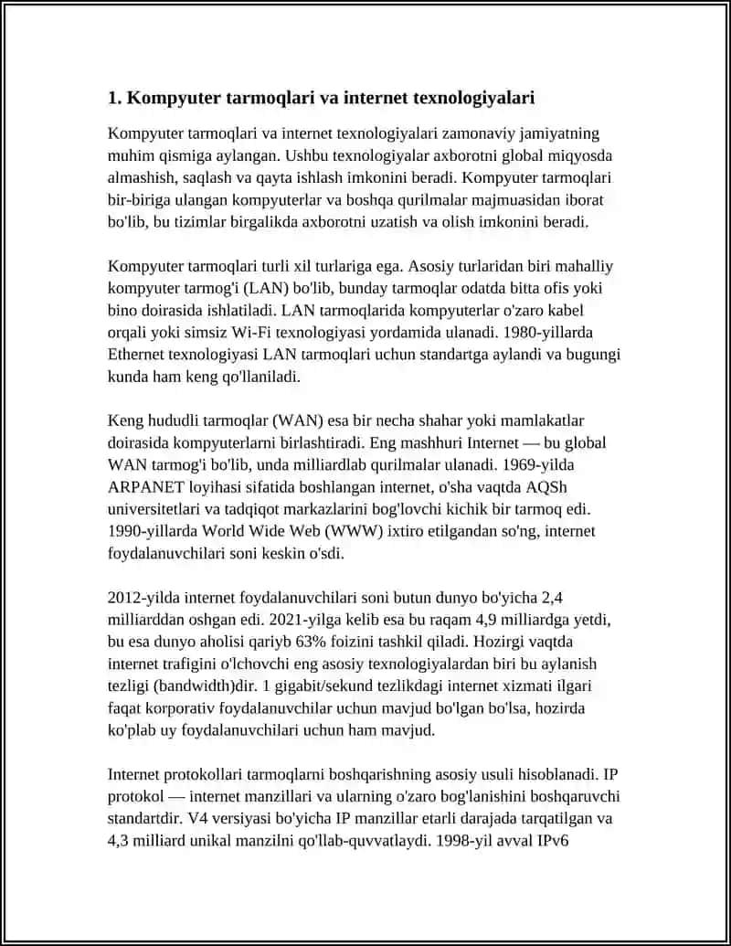 AXBOROT TEXNOLOGIYALARI 3