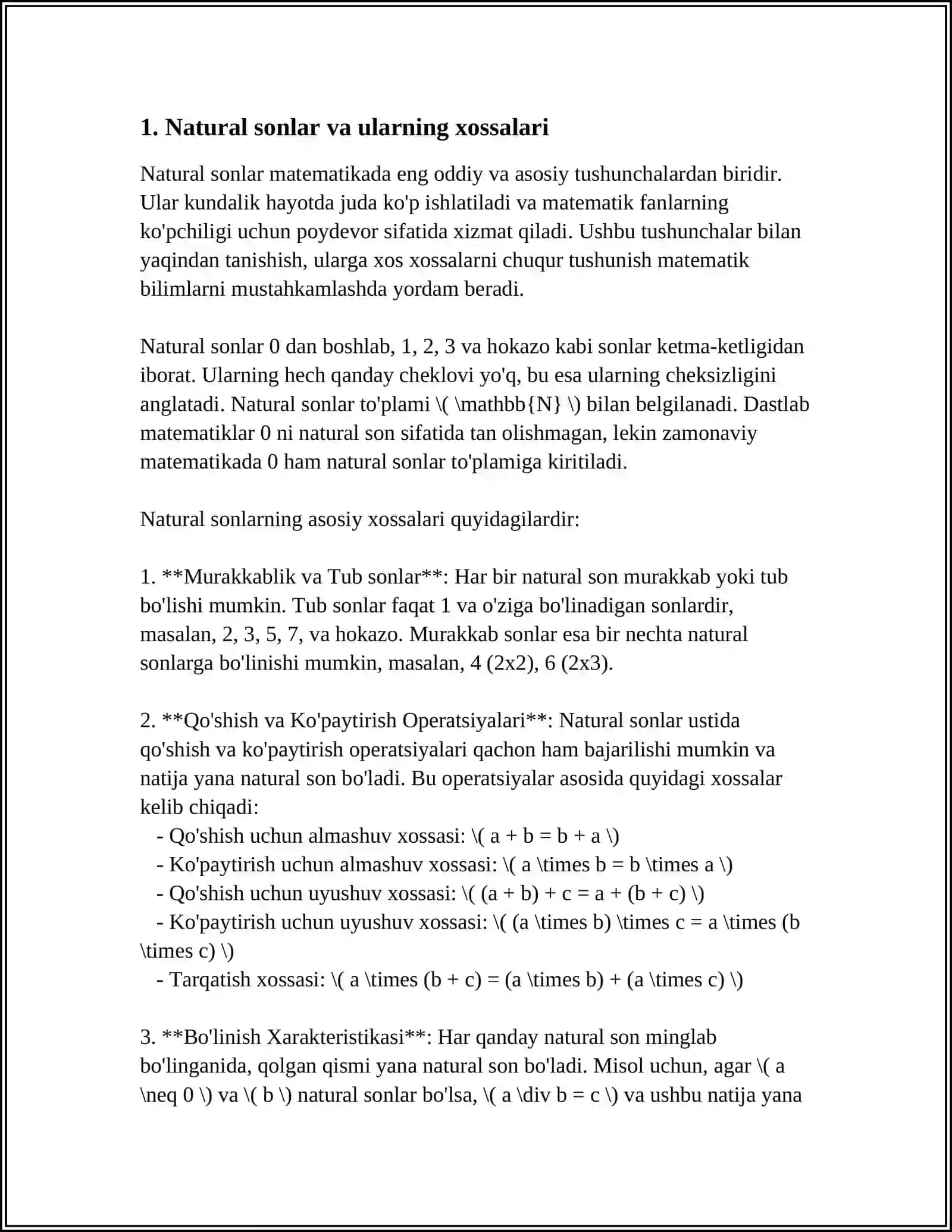 1-SINFDA MATEMATIKADAN DARS TURLARI 3