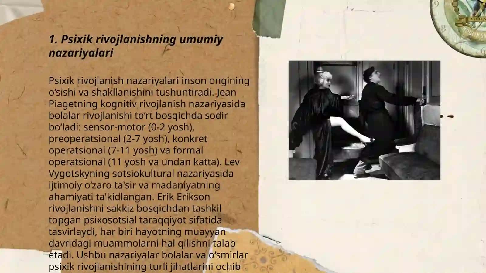 Psixik rivojlanish va uning davrlashtirish 3