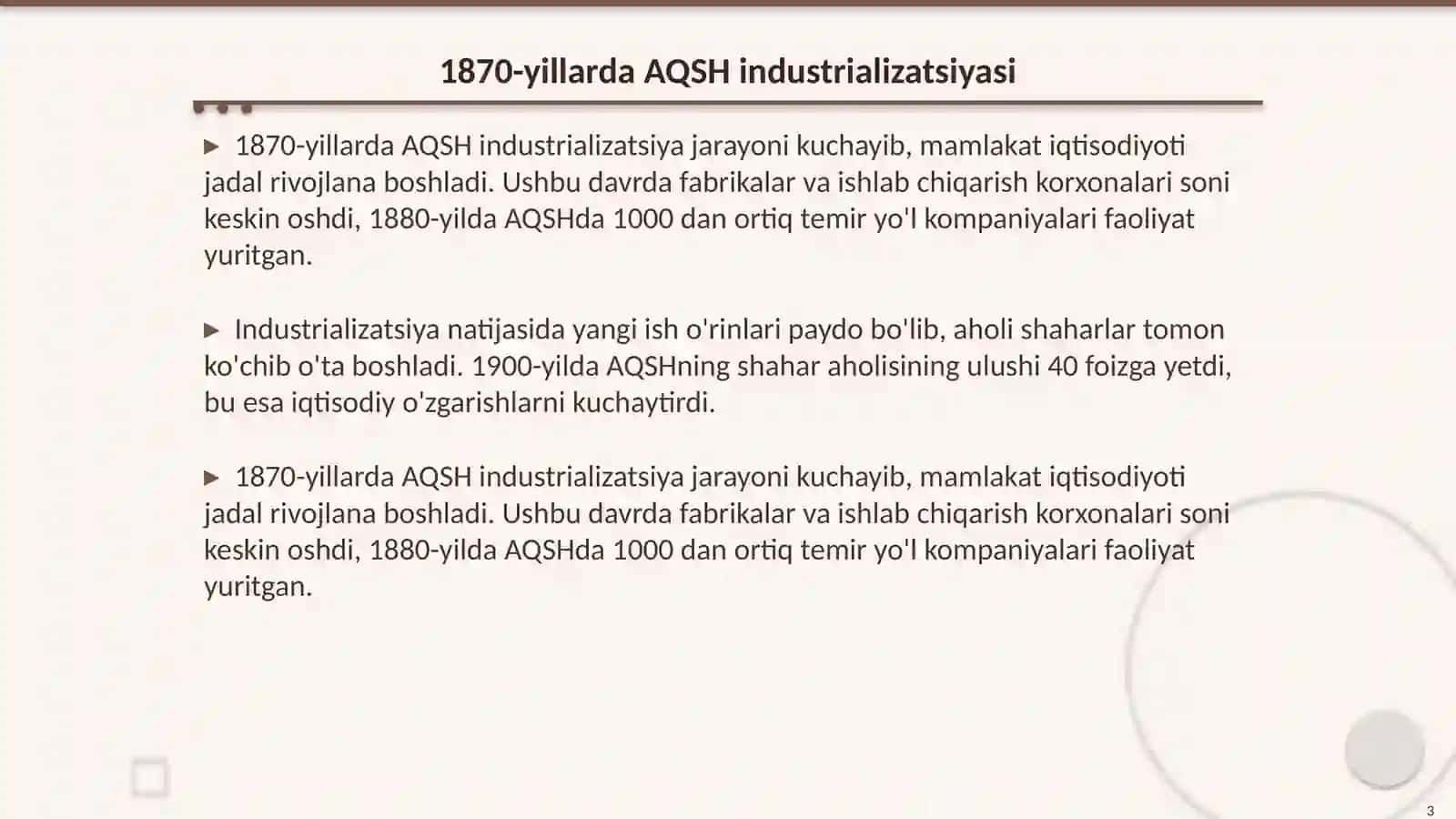 1870-1918yillarda AQSH 3
