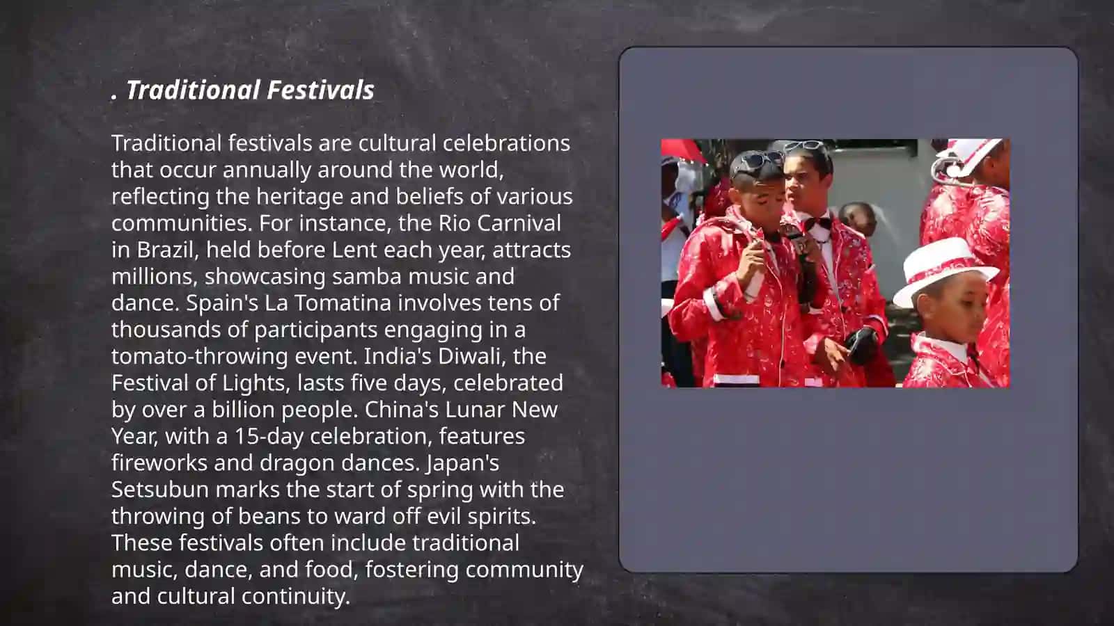 Traditional Festivals 3