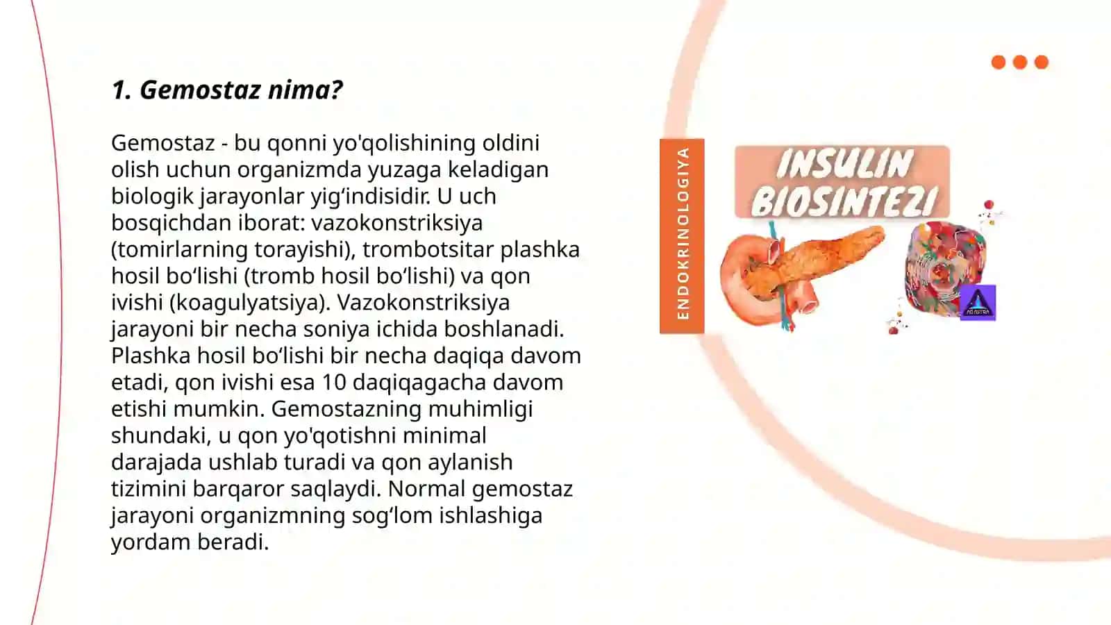 Gemostaz. Fibrinoliz 3
