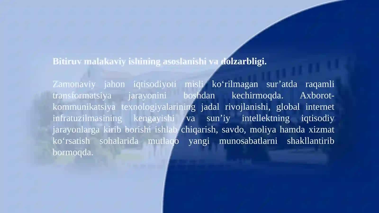 IQTISODIY TARMOQLARNI RAQAMLASHTIRISH ASOSIDA 3