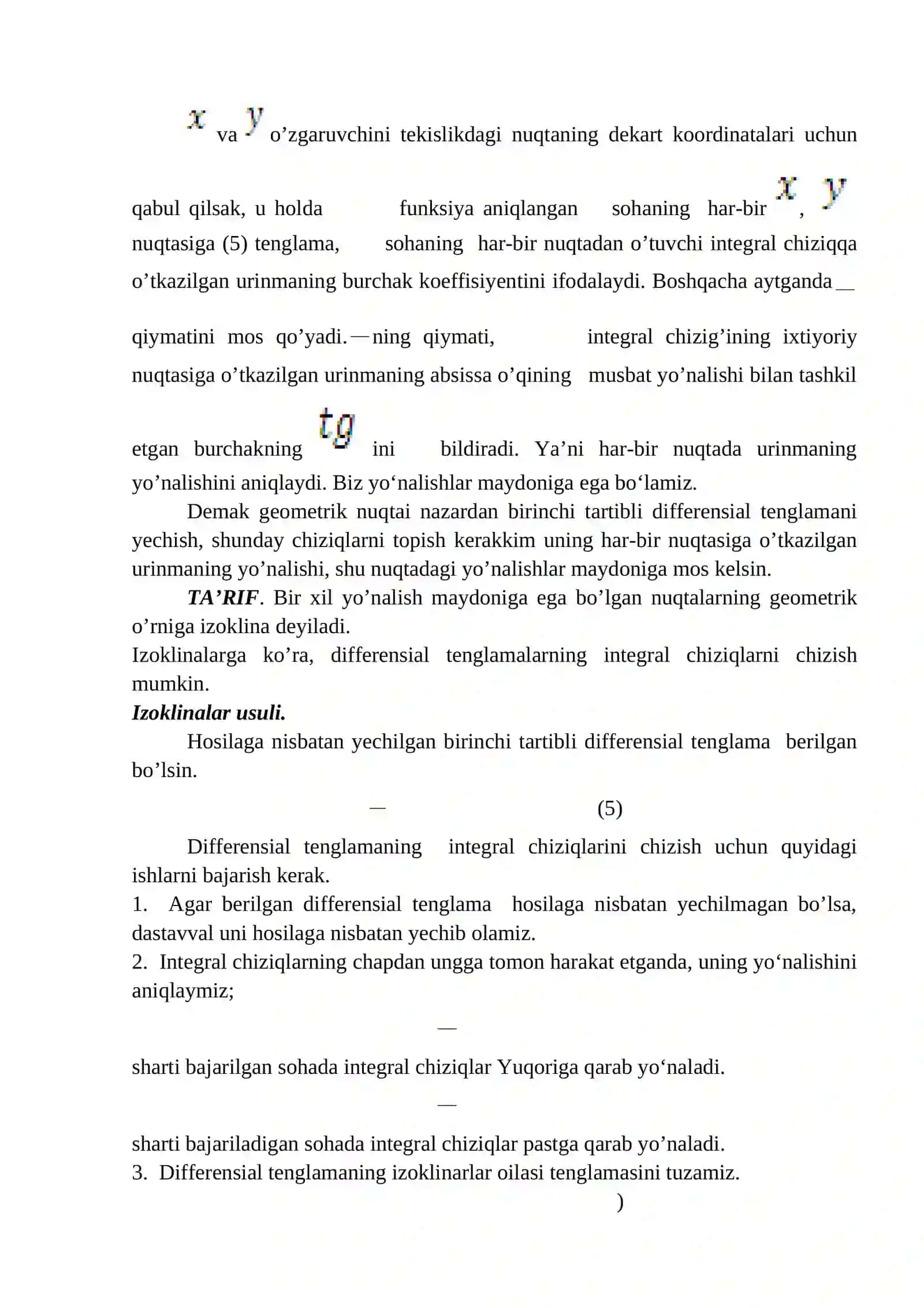 Differensial Tenglamalar 3