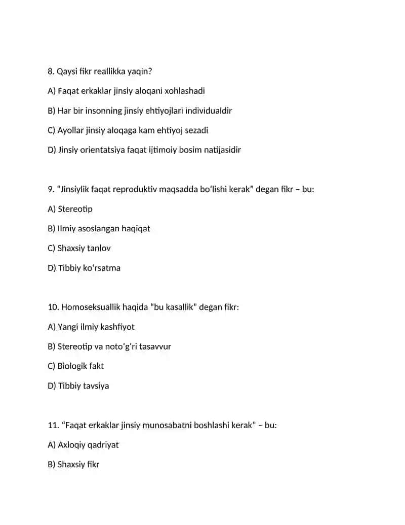 Seksual Stereotiplar 3
